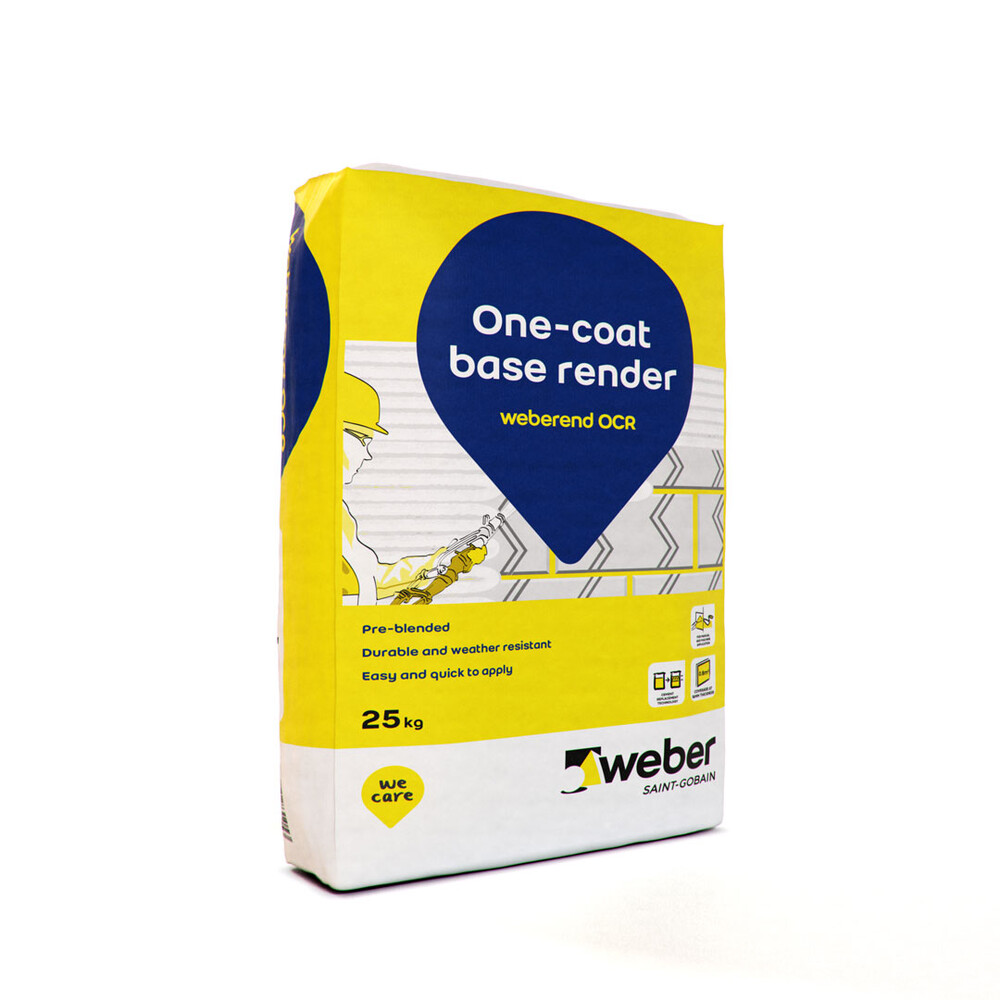 weberend OCR – one coat render for use as a base coat weberend OCR – one coat render for use as a base coat